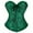 Green, variant on Hpapadks Corset Belt for Women Vintage Floral Embroidery Patterns Bustier Bodysuit Lace Up Cosplay Boned Corset Belt Halloween Costumes Blue