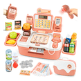 thumbnail image 1 of Caja Registradora Supermercado Juguete 42ps Regalo Nino Xtellar rosa, 1 of 4
