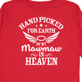 thumbnail image 4 of Inktastic Handpicked for Earth By My Mawmaw in Heaven with Angel Wings Boys or Girls Long Sleeve Toddler T-Shirt, 4 of 5