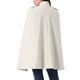 thumbnail image 3 of Abrigo de capa de doble botonadura con mangas abiertas Inspire Chic para mujer, invierno, talla XS, color beige, 3 of 6