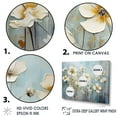 thumbnail image 3 of Designart "Refined Beige Buttercup Field II" Buttercups Floater Framed Wall Decor, 3 of 5