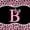 Black Pink B, variant on Manfei Leopard Print Bow Letter A Twin Bedding Sets for Girls, Black Pink Initial Bedding Comforter Set, Black Reversible, 7pcs