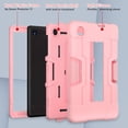 thumbnail image 3 of NSFN for TCL TAB 8 LE Case, TCL TAB 8 Case for Kids, Heavy Duty Rugged Full-Body Hybrid Shockproof Drop Protection Cover for TCL Tab 8 LE (Model:9137W) 2023/TCL Tab 8 WiFi (Model:9132X) (1-Black), 3 of 7