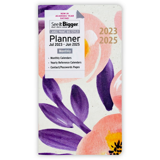 see-it-bigger-monthly-pocket-planner-july-2023-june-2025-6-75-x-3-75-floral-walmart