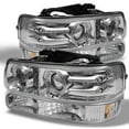 thumbnail image 5 of AKKON - For 99-02 Chevy Silverado 00-06 Suburban Tahoe Z71 SUV Chrome LED Projector Headlights+Chrome Bumper Signal Lamps, 5 of 5