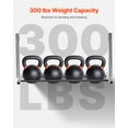 thumbnail image 3 of VEVOR Wall Mounted Folding Tire Rack 32"- 48" Adjustable Storage Rack for Garage, 3 of 9