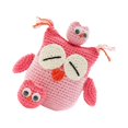 thumbnail image 1 of DIY Crochet Kit Hand Knitting Toy Bunny Rabbit Plush Classic for Birthday Gift Beginner Adults Pink, 1 of 9