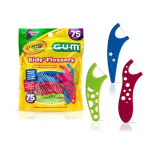 GUM Crayola Twistables Flossers – 75 Count