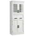 thumbnail image 3 of Ataucjin Bathroom Cabinet, Tall Kitchen Pantry Cabinet with Doors and Adjustable Shelf, Freestanding Floor Storage Cabinet for Living Room, Laundry Room, Home Office, 3 of 7