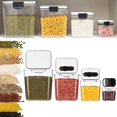thumbnail image 1 of LAICAIW Socabi Staceyn Storage Containers, Staceyn Storage Containers, Orliya Baking Storage Set, Staceyn Baking Storage Set, Staceyn Baking Storage Containers, Sealed Jar Grain Storage Box (4pcs), 1 of 7