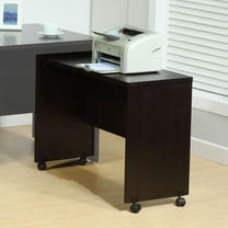 Printer Mobile Stand with Four Wheels for Home Office, Red Cocoa
