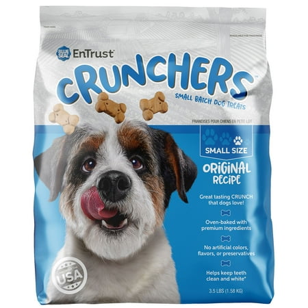 UPC: 0639139017452 | EnTrust CRUNCHERS Small Batch Dog Treats – Original Recipe Small