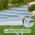 thumbnail image 6 of Fashionable Boho Print Table Cover 36x36 Inch Square Elastic Tablecloth for Kitchen Table Patio Dining and Outdoors, 6 of 6