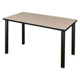 thumbnail image 2 of Regency Kee 72 x 24 in. Training Seminar Table- Mocha Walnut Top, Black Legs, 2 of 2