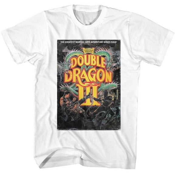 Double Dragon 3 Sacred Stones Game Cover Men's T Shirt (L)