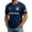 Royal Blue, variant on Zimjoy Men's USA Soccer Jersey Shirts 2026 Country Team Short Sleeve Crewneck Fan International Football Shirt Retro Streetwear Top Black L