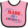 thumbnail image 3 of Inktastic Made in America Boys or Girls Baby Bib, 3 of 4