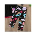 thumbnail image 4 of Cathery 2Pcs Toddler Baby Girl Winter Clothes Animals Print Long Sleeve T-Shirt Tops+Floral Pants Outfit Set 2-7T, 4 of 6