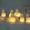 thumbnail image 3 of Joernso 150cm String Light Decorative Battery-powered LED Easter Bunny Fairy Lamp Decoration for Kids Room, 3 of 8