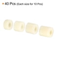 thumbnail image 3 of Unique Bargains Ensemble de Rondelles d'Espacement Rondes 40 Pack Nylon 5,8,10,12mm Longueur pour Bloc de Vis M5, Beige, 3 of 6
