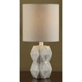 thumbnail image 6 of Better Homes & Gardens White Wash Faceted Faux Wood Table Lamp, 6 of 10