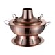 thumbnail image 2 of Olla de cobre para Shabu Shabu, multiusos, estable, portátil, de China, para calentar cobre violeta 30CM, 2 of 9