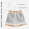 thumbnail image 3 of FORMRS Boys Swim Trunks Quick Dry Mesh Liner Boardshorts Sizes XS-XL, Orange Circle, 3 of 7