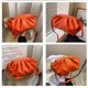 thumbnail image 5 of Bolso de bola de masa, bolso de mujer, bolso de hombro, bolso tejido de cuero PU, 5 of 5
