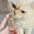 thumbnail image 3 of PVC Cat Shaped Keychain for Cat Hair Storage, Ideal Keepsake for Cat Lovers and Pet Loss Remembrance, 3 of 8
