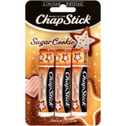 ChapStick Sugar Cookie Flavored Lip Balm Tubes - 0.15 Oz (Pack of 3)