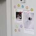 thumbnail image 3 of Thumb Tacks Cork Board Bulletin Board Push Pins 0.8x0.6In 25pcs Reusable Displays Photos Thumbtacks for Feature Wall,Map(Water Ripple Star), 3 of 6