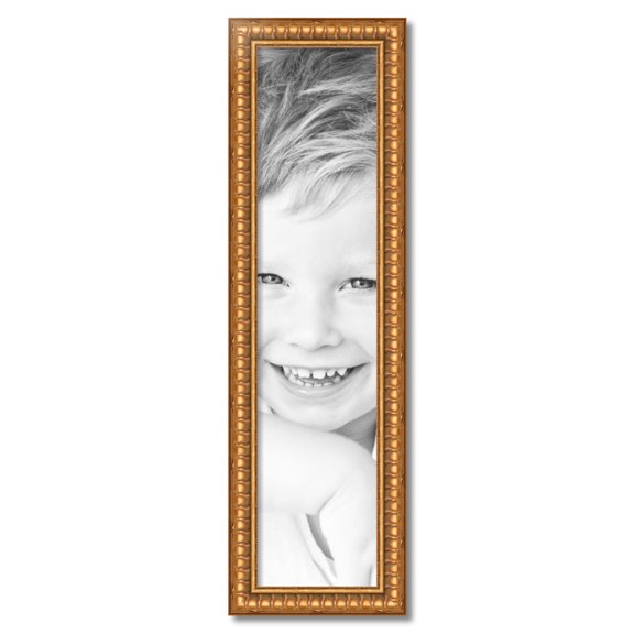 ArtToFrames 9" x 39" Gold Picture Frame, 9x39 inch Gold Wood Poster Frame (WOM-4293)
