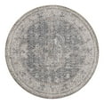 thumbnail image 3 of Unique Loom Baracoa Collection Area Rug - La Cabana (5' 5" Round Fume Gray/Brown), 3 of 7