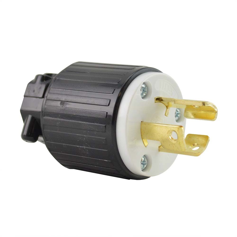 Superior Electric YGA026 Twist Lock Electrical Plug 3P 15A 125V, NEMA