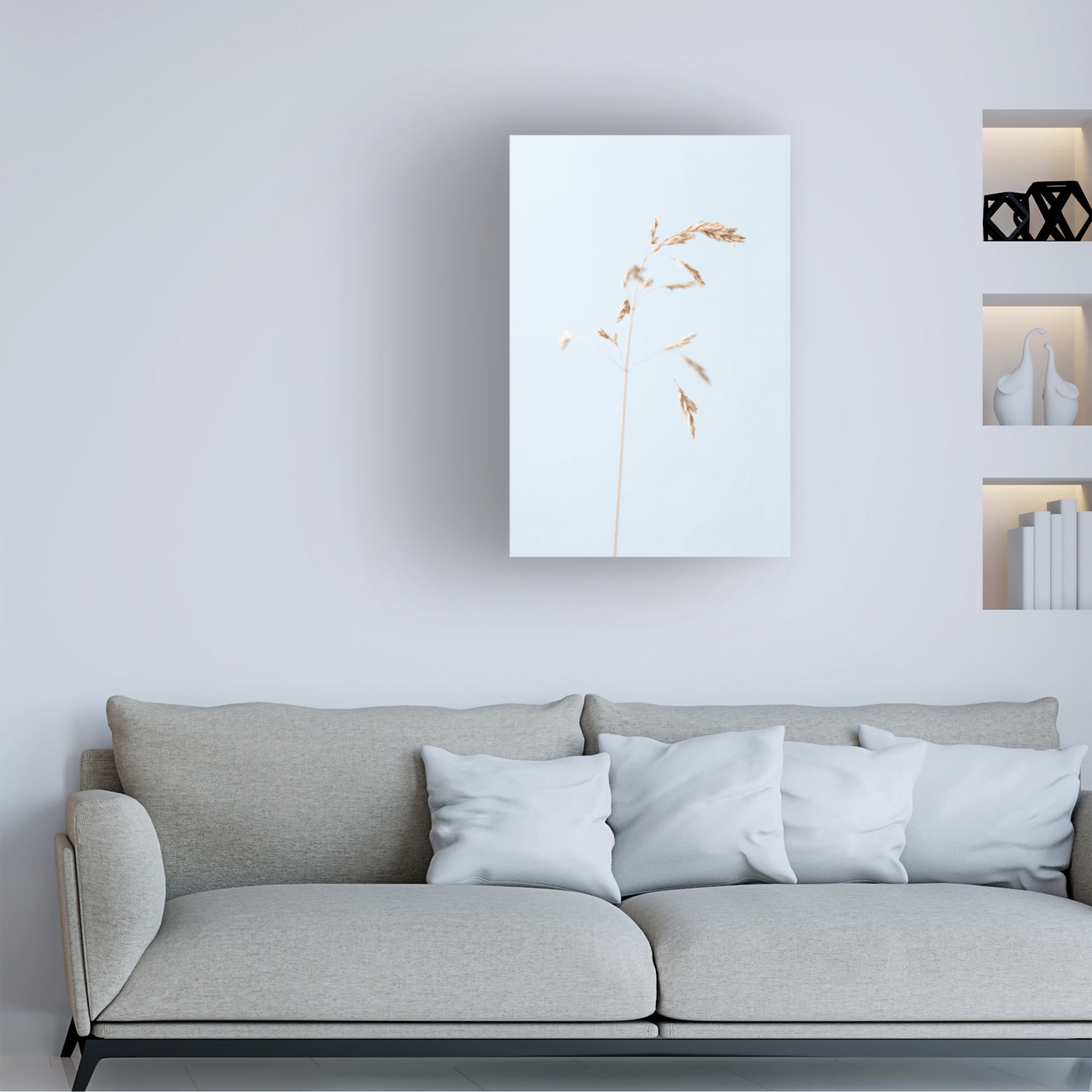 Trademark Fine Art Pictufy Studio Dried Single Grass Straw 2 Canvas Wall Art