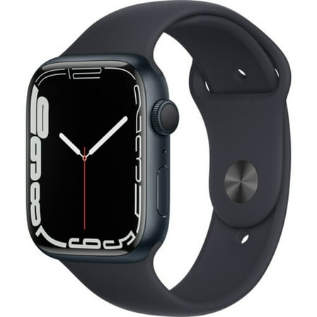 Restored Apple Watch Series 7 41mm GPS Midnight Aluminum Case - Midnight Sport Band (Refurbished)