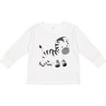 thumbnail image 3 of Inktastic Zebra Boys or Girls Long Sleeve Toddler T-Shirt, 3 of 5