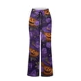 thumbnail image 5 of Halloween Pajamas Women Halloweens Yoga Pajamas Comfy Stretch Drawstring Pajamas Sleepwear Matching Pajamas Halloween Christmas Gifts, 5 of 7