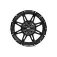 thumbnail image 2 of Rough Country 20 x 10 One-Piece Series 94 Wheel Black w/ Milled Accents (6 x 5.5/6 x 135) - 94201012 Fits select: 2004-2020 FORD F150, 1999-2022 CHEVROLET SILVERADO, 2 of 4