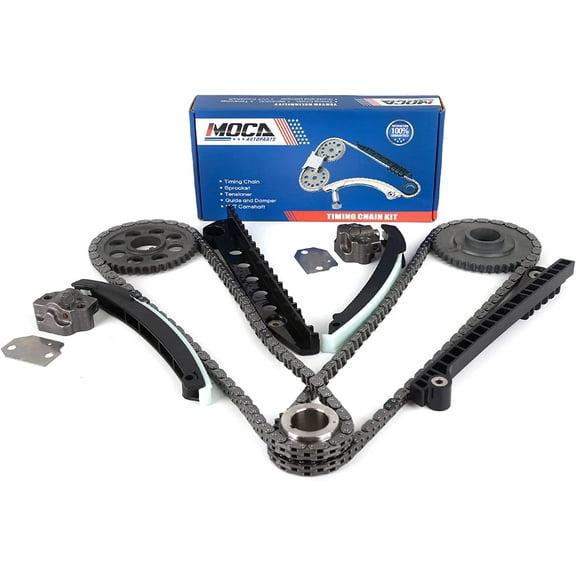 MOCA AUTOPARTS 9-4148S Timing Chain Kit Fit for 1985-1995 Toyota Pickup & 4Runner & 1985 Toyota Celica 2.4L L4 GAS SOHC