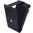 thumbnail image 1 of Billetera Chelmon para mujer, delgada, con bloqueo RFID, plegable, negra, 1 of 8