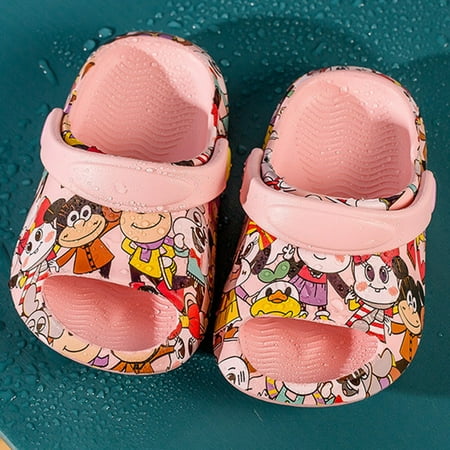 

NEGJ Kids Shoes Toddler Cute Non-Slip Boys Cartoon Baby Slippers Animal Girls Baby Shoes