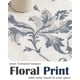 thumbnail image 5 of Cortinas de cocina Jinchan de lino vintage con estampado floral, 90 x 60 cm, color azul, 5 of 9