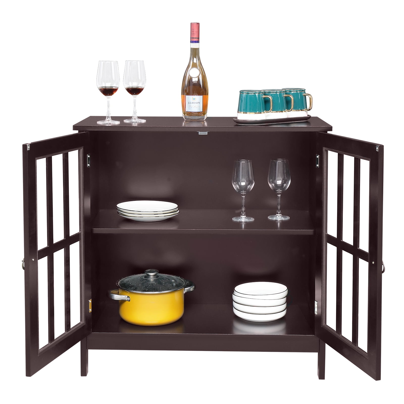 Buy SYNGAR Kitchen Sideboard Buffet Entertainment Center with Storage