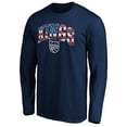 thumbnail image 2 of Men's Navy Sacramento Kings Banner Wave Long Sleeve T-Shirt, 2 of 3