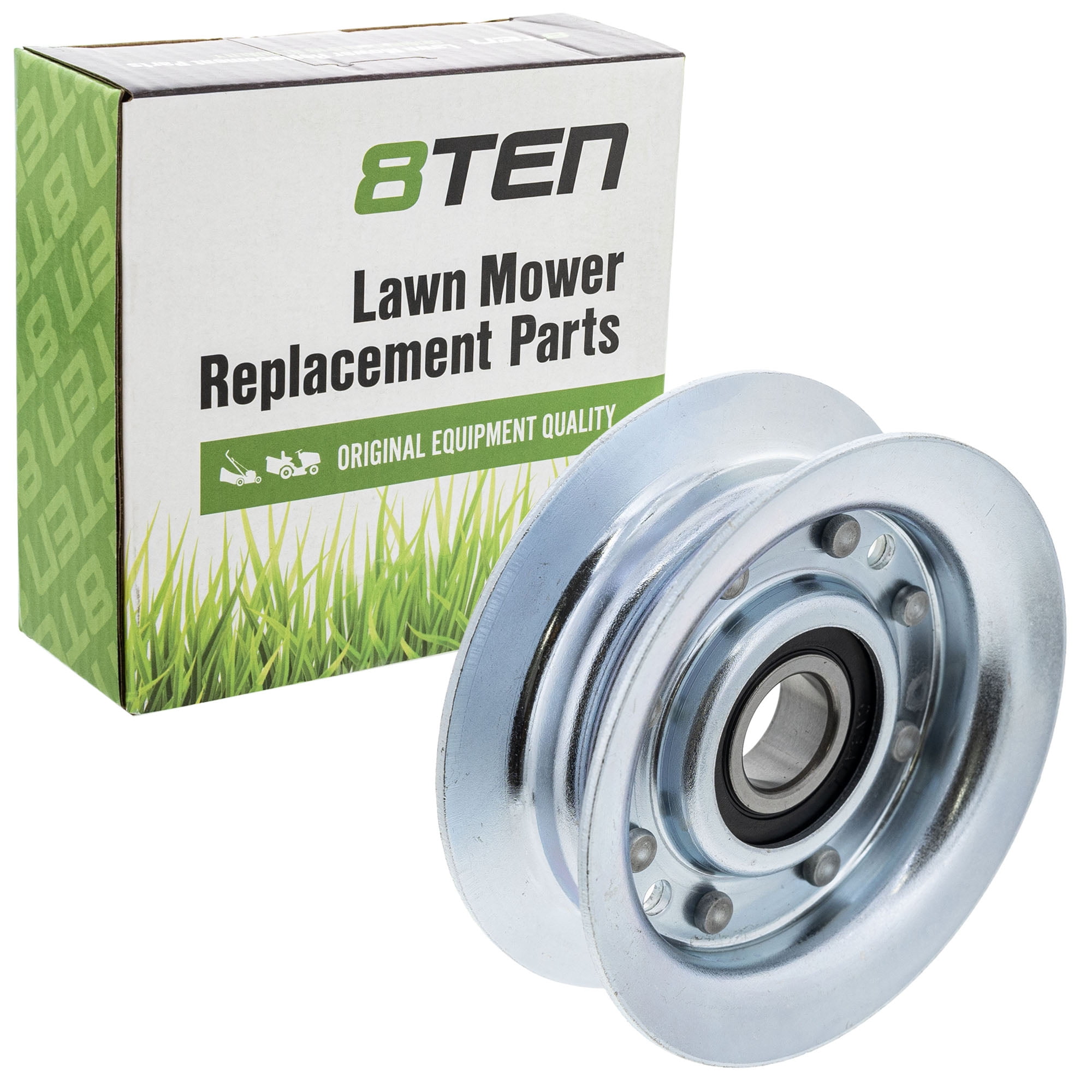 8ten Flat Idler Pulley For John Deere L100 L110 La105 Gy20067 Gr22172 810 Cid2225l Grey