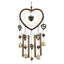 hoksml Heart Wind Chime for Outdoor, Large windchimes Dream-Catcher for Outside on Gifts