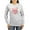 Ash Gray, variant on CafePress - Kawaii I Love Pigs Women's Long Sleeve T Shirt - Women's Long Sleeve Graphic Casual T-Shirt