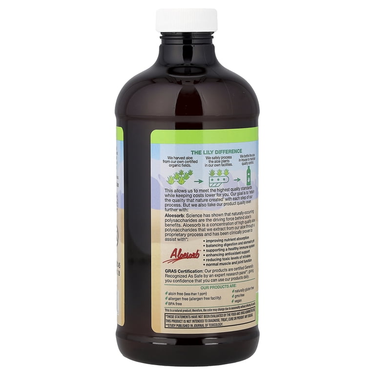 Lily Of The Desert Aloe Vera Gel, 16 Fl Oz, Made with 99% Aloe Juice -  Walmart.com