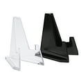 thumbnail image 5 of Linyer Pack of 12 Display Stand Mini Easel Stands Displays Mount Multifunctional Exhibition Supply Coin Exhibitions Coins Displaying Black, 5 of 6